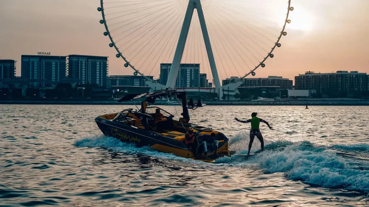 Wakesurfing from Dubai Marina — photo 4