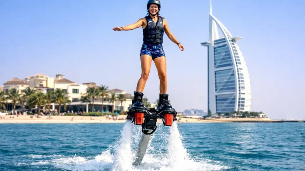 Flyboard Session near Burj Al Arab — photo 1